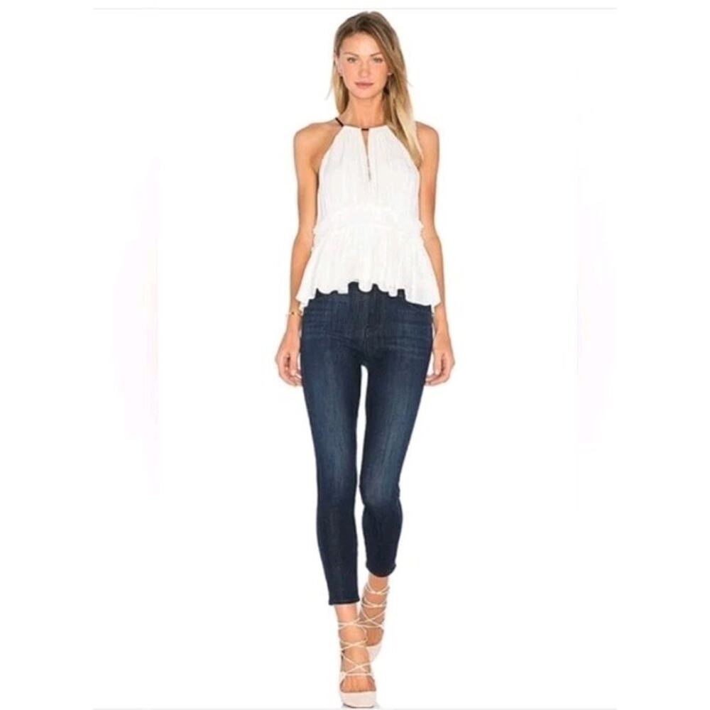 J‎ Brand Alana High Rise Crop Skinny Jeans Sz 25 Daring (Dark Blue)